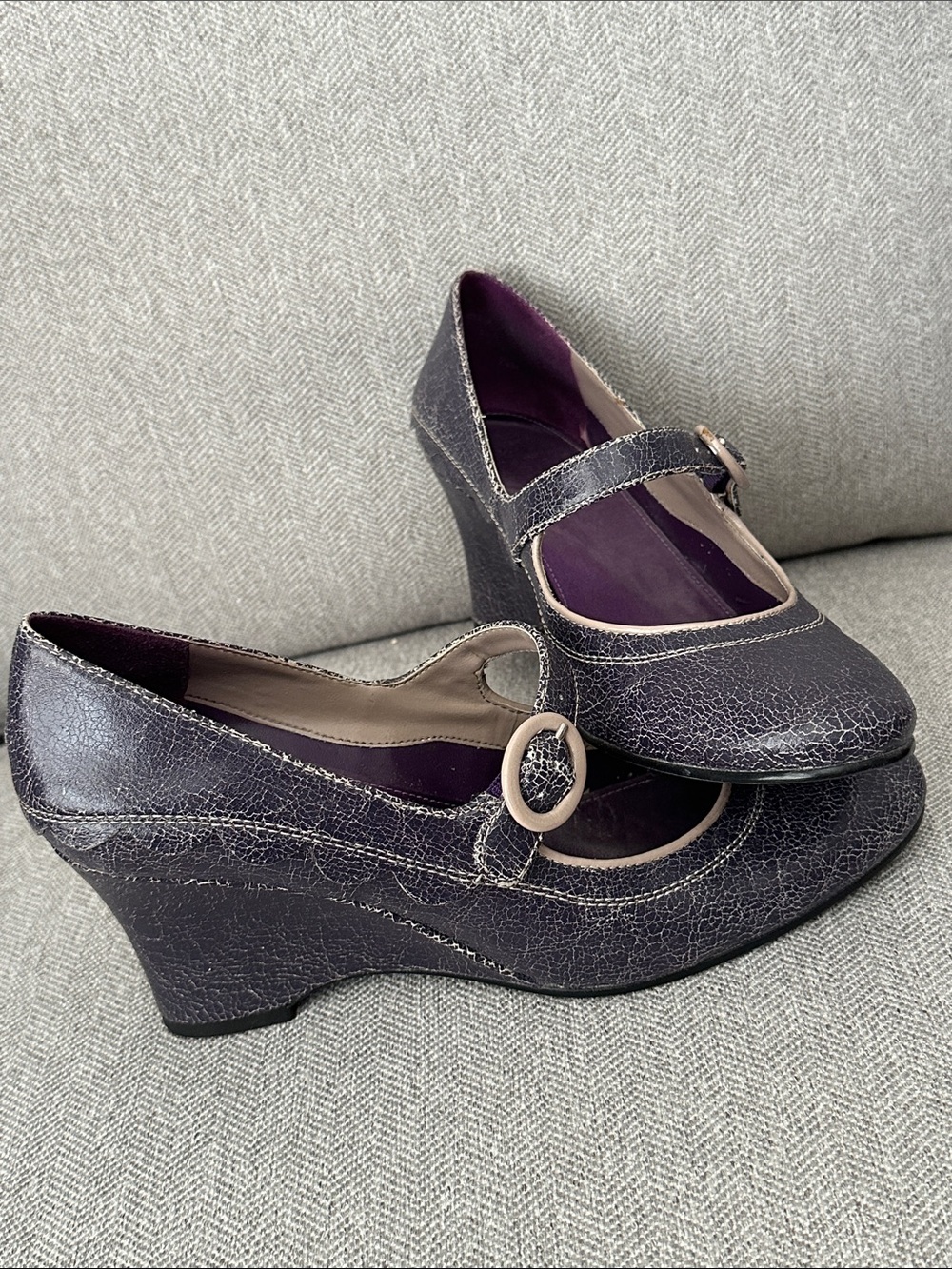Nine West Mary Jane Wedge Heels
